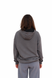 Hoodie, Life Works Out, grey, size M